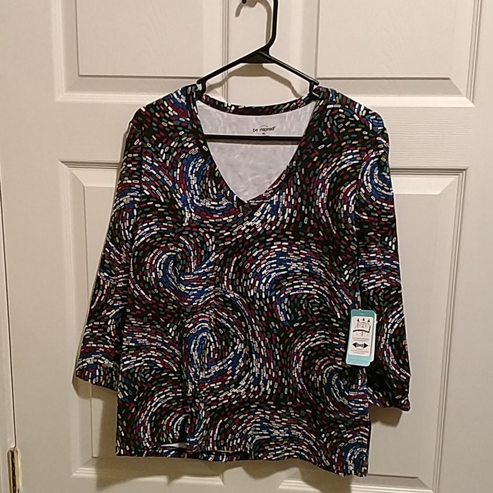 Be Inspired printed blouse XL